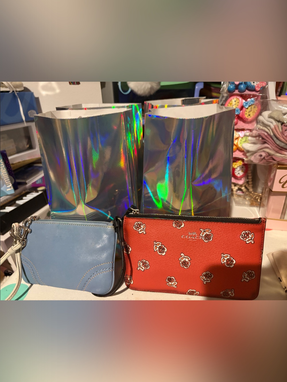 Opportunity bags 4 bags @ $25 two have coach wristelet in it choose( 1-4)